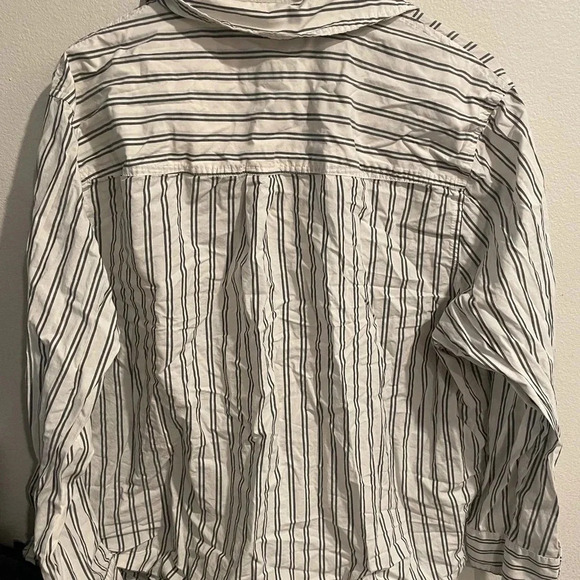 Ava & Viv button down embroidered floral blouse size 3x - Picture 6 of 8